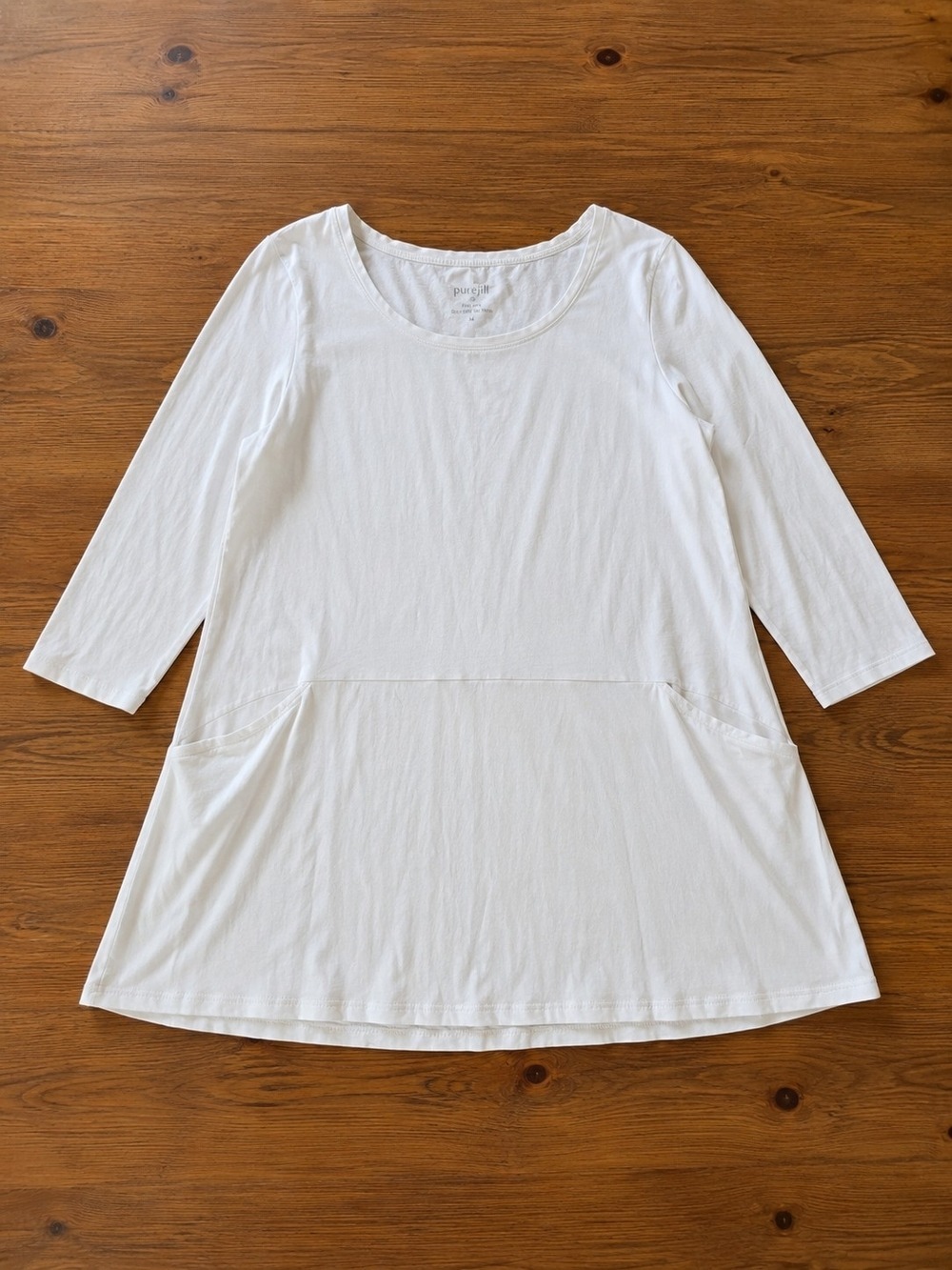 Pure Jill Curved-Seam Tunic Top - Picture 3 of 5